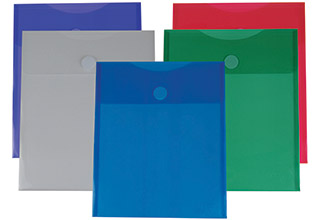 Poly Envelopes - String, Tuck, Snap, Zip, or Velcro Closures
